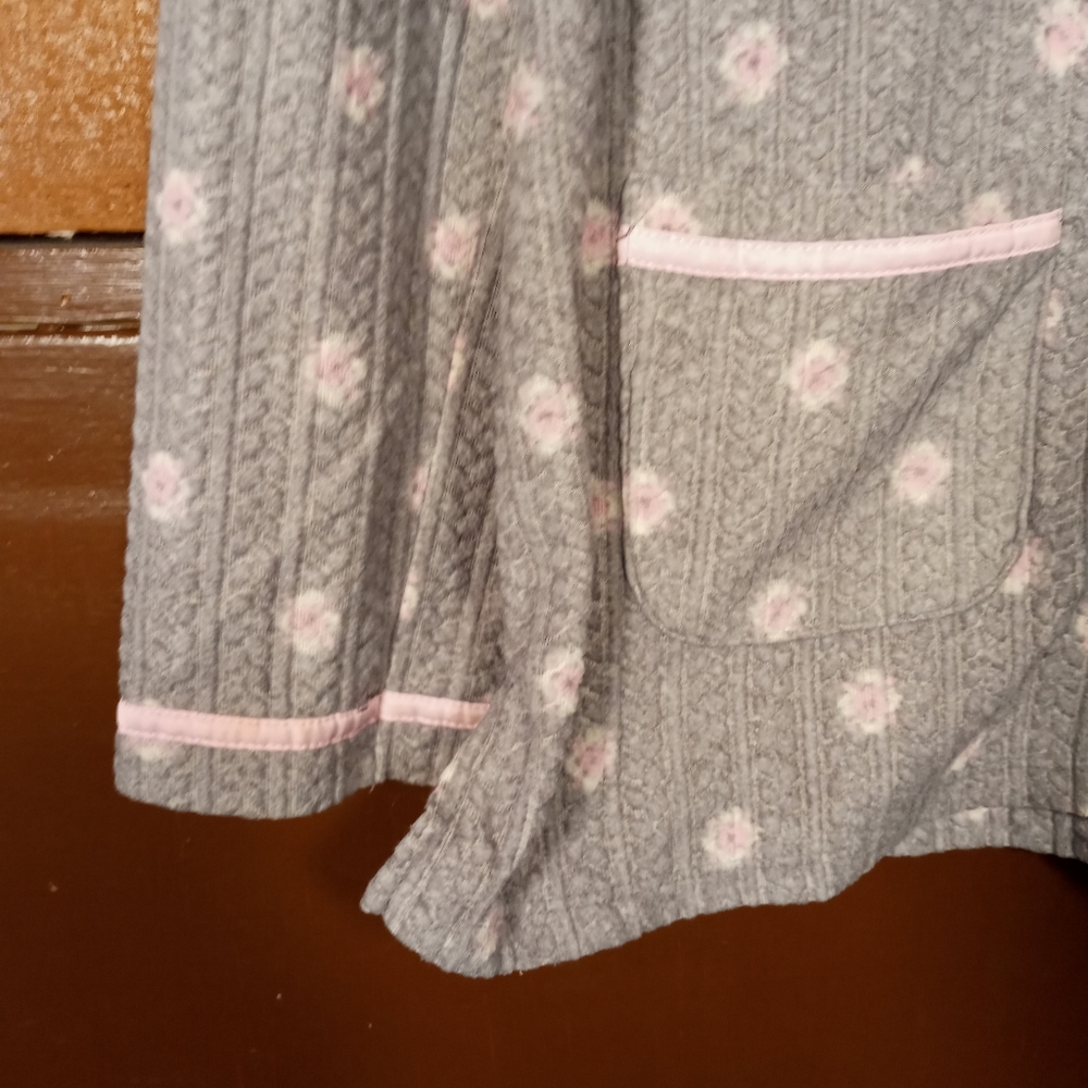Celestial Dreams Girly Pink & Grey Feminine long Sleeve pajama set - Picture 2 of 9